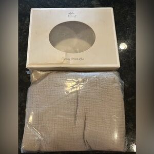 Konssy Muslin Nursing Cover Canopy Breastfeeding Baby Summer Wheat Color NEW